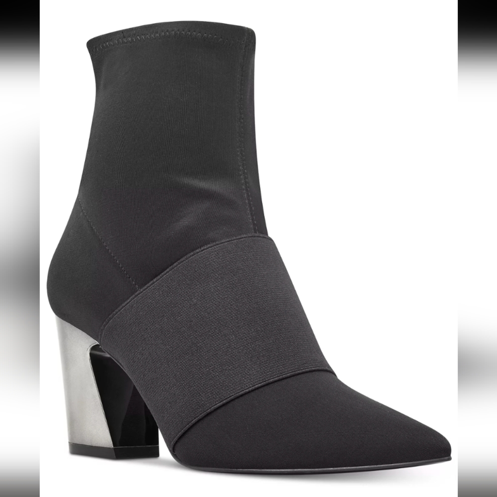 Nine West's chic Delayna pointed booties
